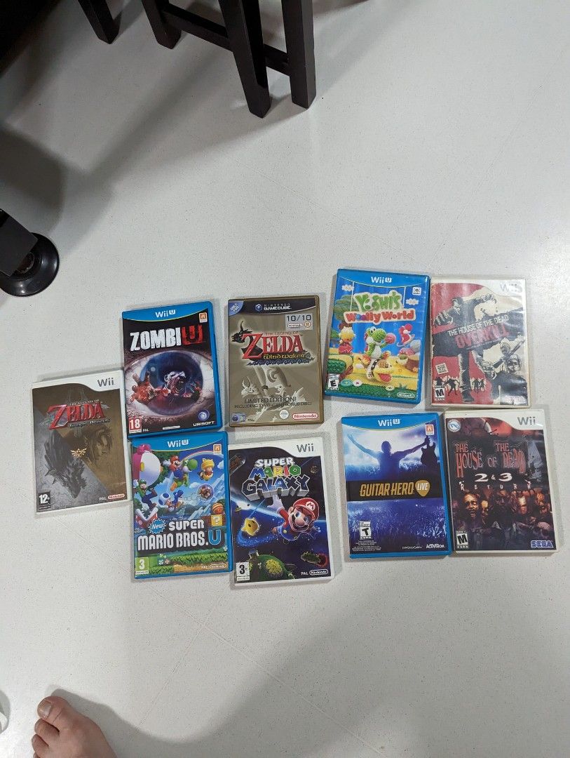Nintendo Wii U zombie U new super bros u super Mario Galaxy Zelda wind