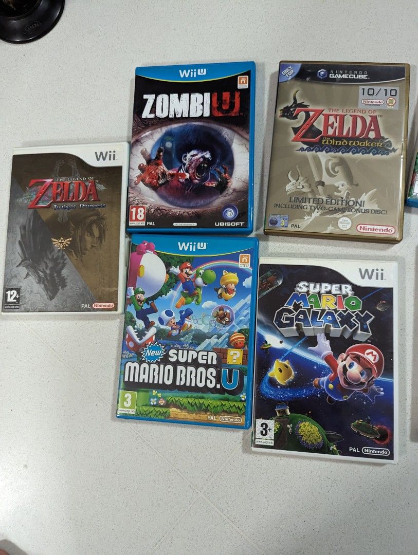 Nintendo Wii U zombie U new super bros u super Mario Galaxy Zelda wind