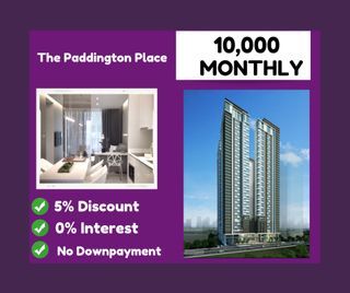 No DP! Studio,1bedroom,2bedroom Shaw Mandaluyong condo for sale/rent to own/pre-selling . The Paddington Place nr. Ortigas,Megamall, Makati,BGC,MRT Shaw