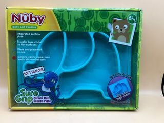 NUBY SUREGRIP MIRACLE SECTION PLATE ELEPHANT
