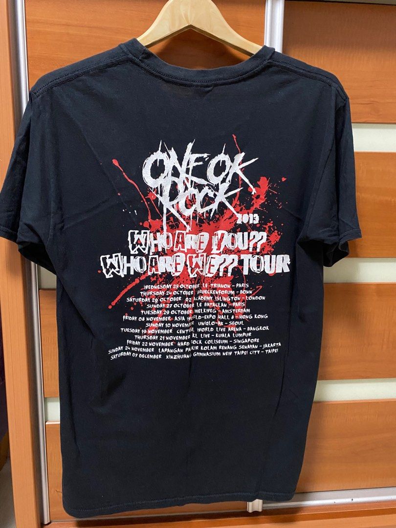 One Ok Rock Vintage Band Tee, Men's Fashion, Tops Sets, Tshirts