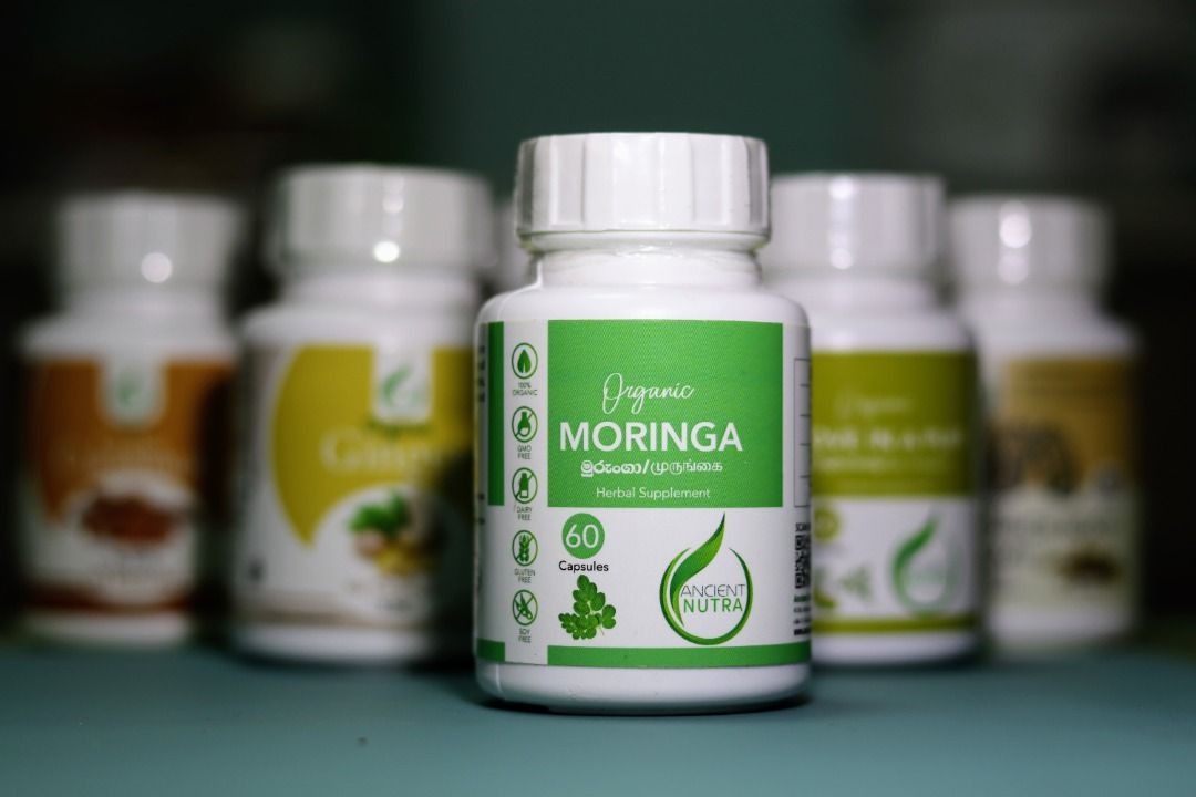 Organic Moringa 60 Capsules Natural Immunity Booster Sealed Pack Long