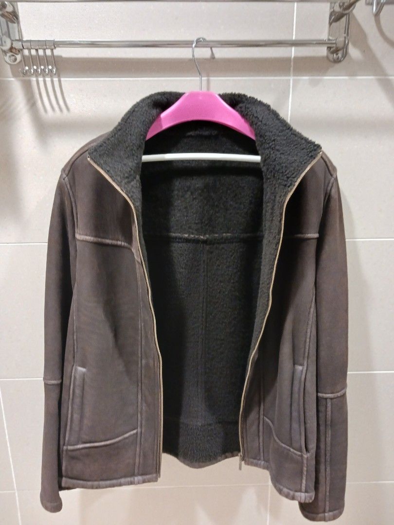 Original Baby Lambskin Leather Jacket, Men's Fashion, Coats, Jackets