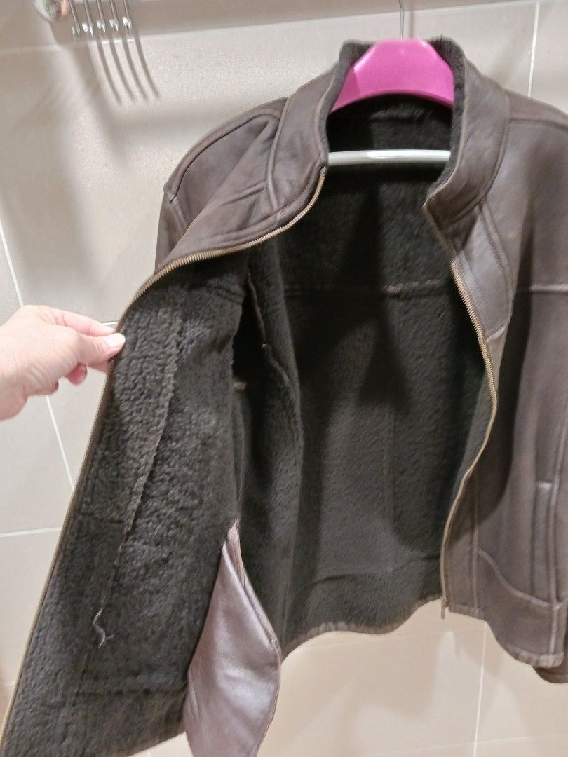 Original Baby Lambskin Leather Jacket, Men's Fashion, Coats, Jackets