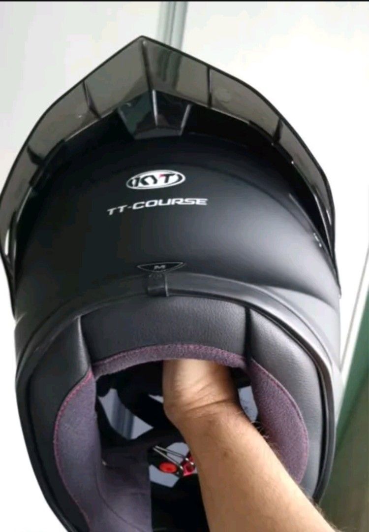 Original KYT TT Course spoiler (Smoke) Auto Accessories on Carousell