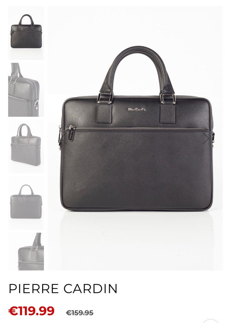 Original Pierre Cardin Laptop Bag, Barang Mewah, Tas & Dompet di Carousell