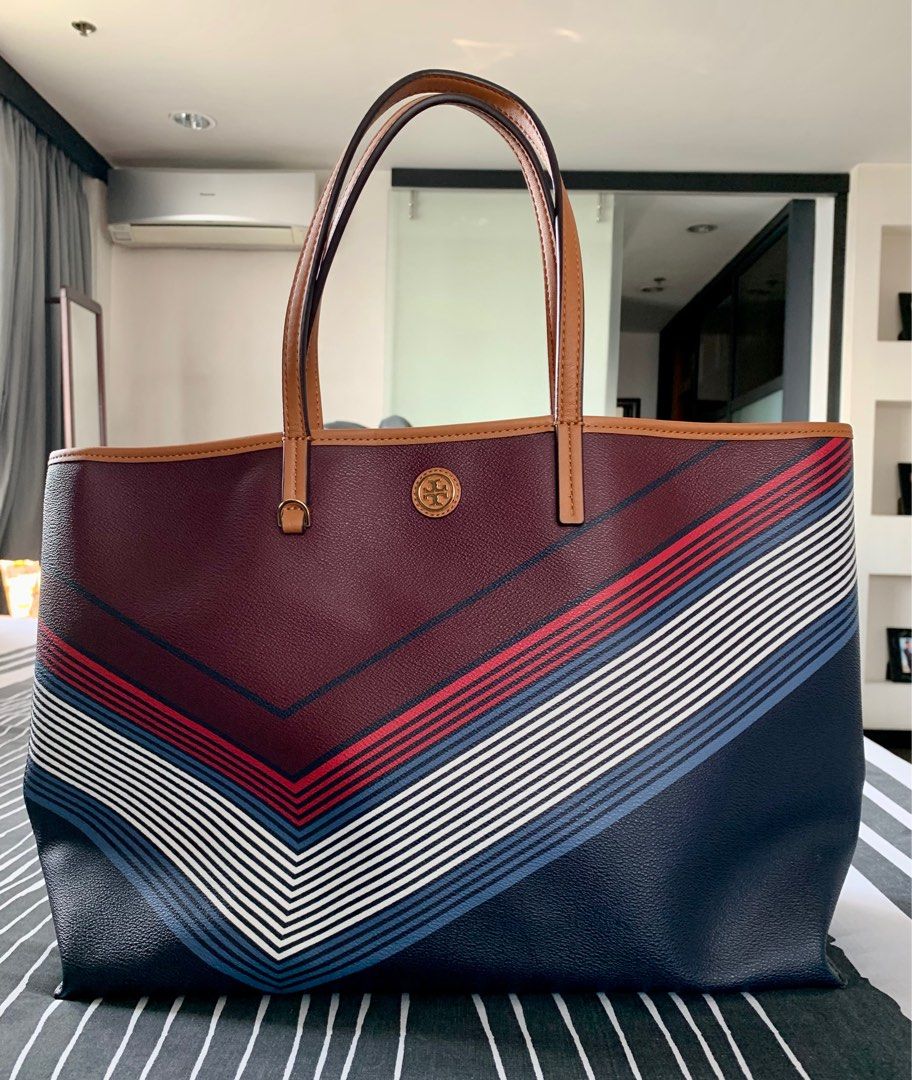 Original Tory Burch Kerrington Square Tote Luxury Bags Wallets