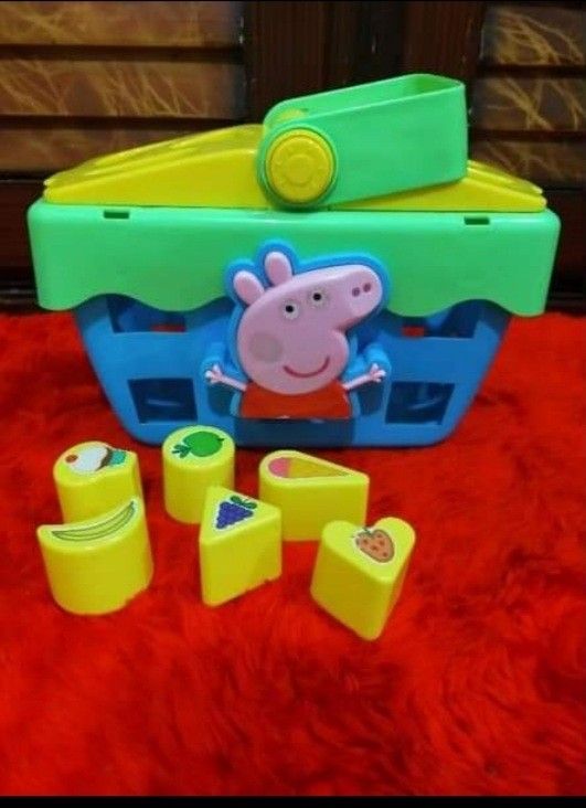 Peppa pig sorting picnic basket on Carousell