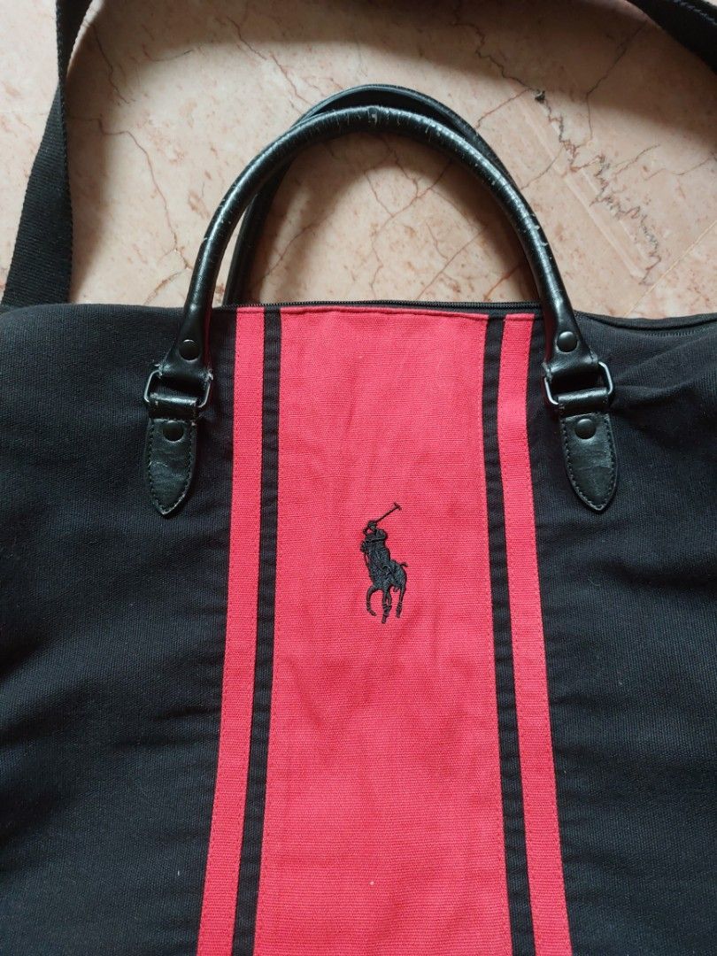 Ralph lauren black and red outlet bag
