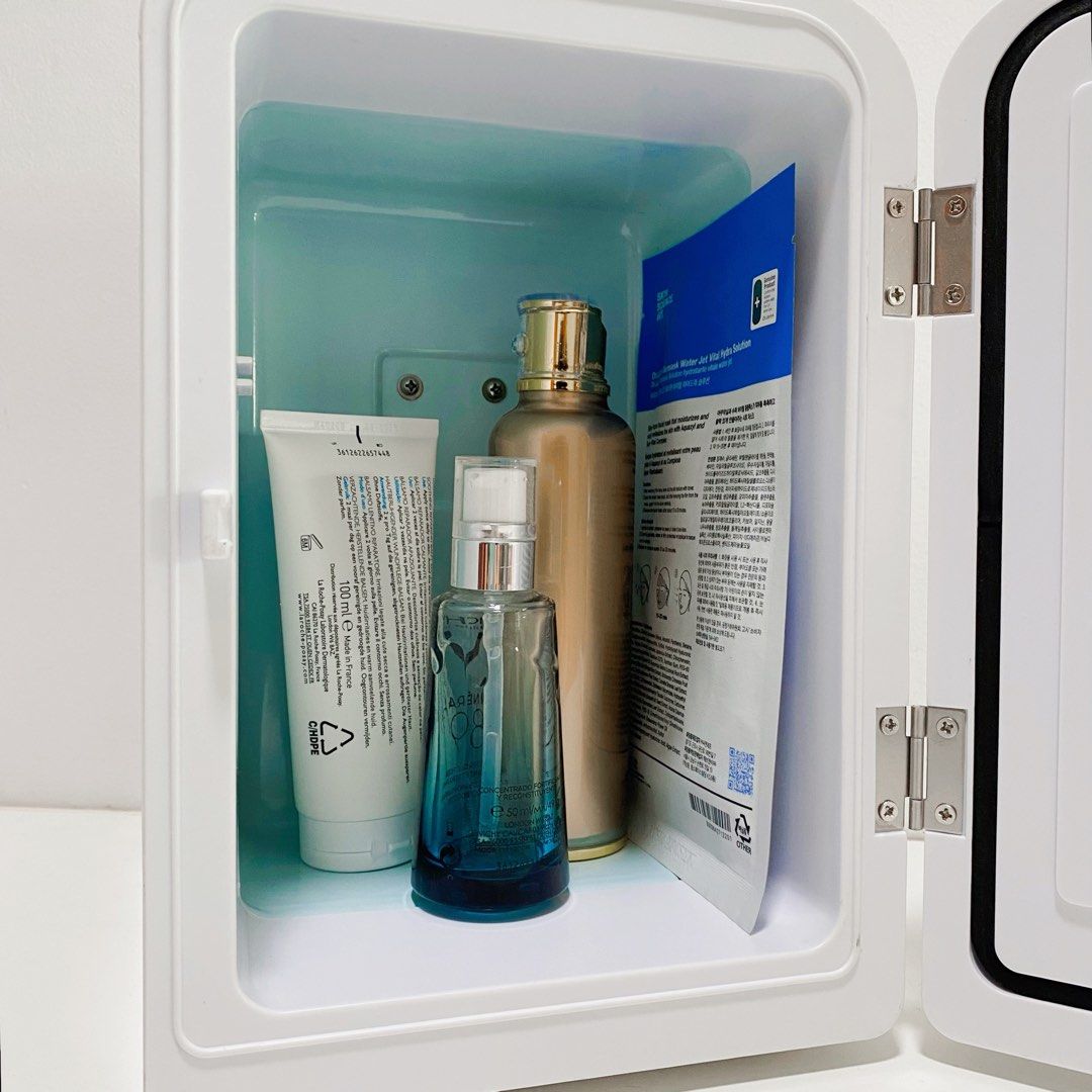 Portable Mini Bar Fridge Cooler For Drinks, Skincare, Breastmilk, TV