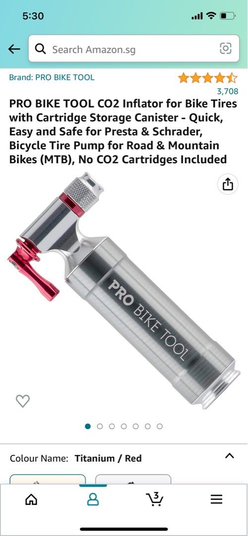 Mini Bike Pump Pro Bike Tool CO2 Inflator Compact Tire Pump For