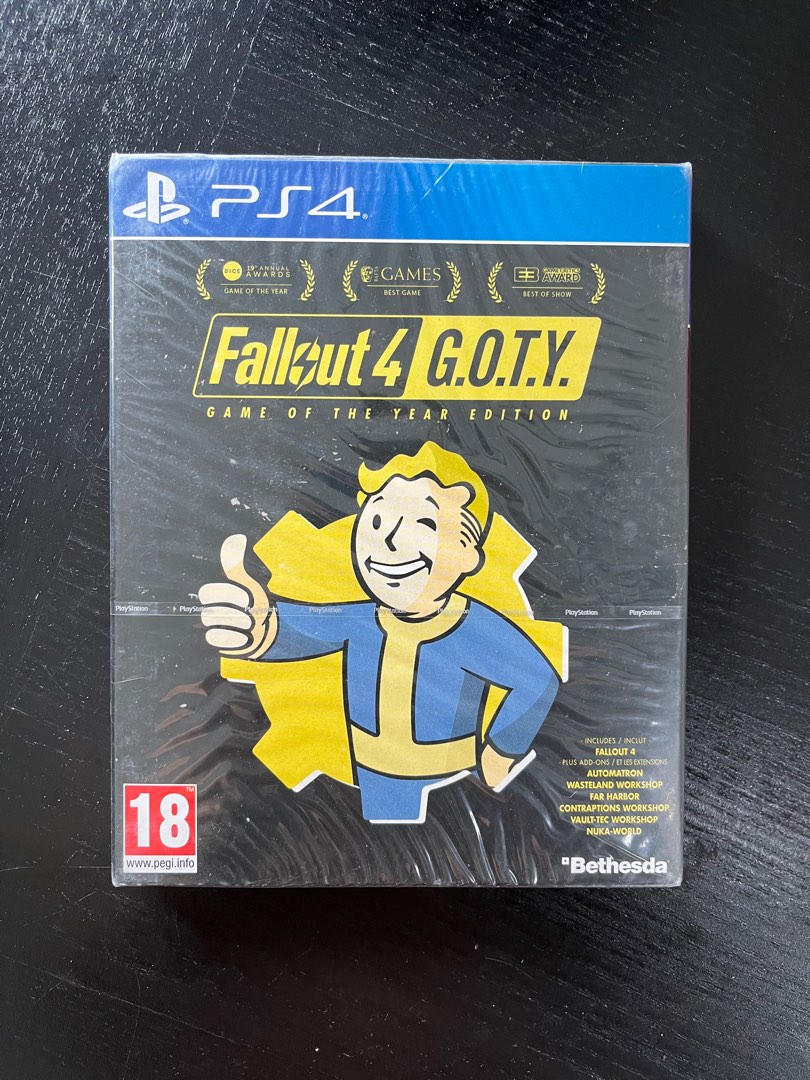 PS4 Fallout 4 anniversary Goty Steelbook Edition R2 Sealed, Video Gaming,  Video Games, PlayStation on Carousell