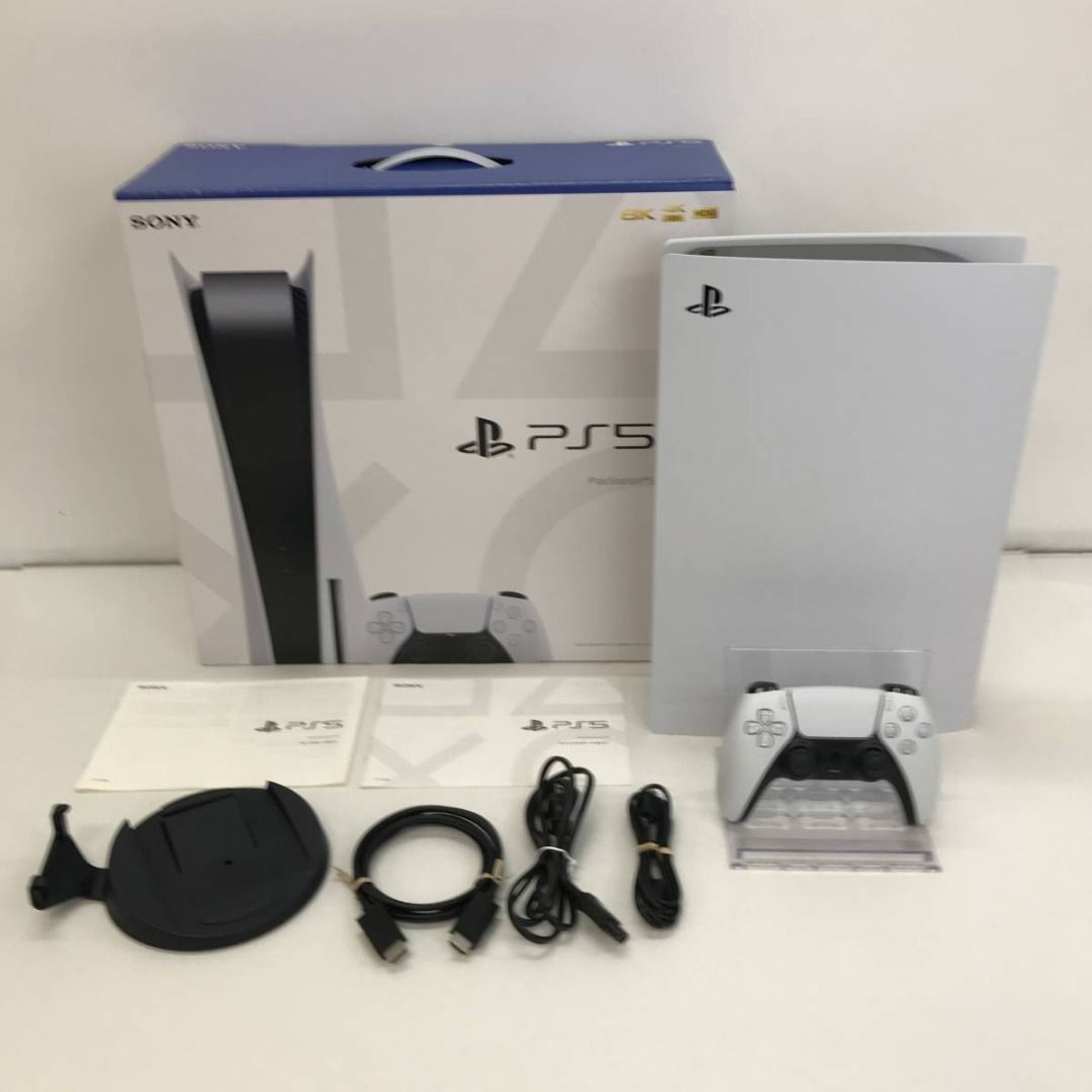 PS5] PlayStation5 主機CFI-1100A01 型號附磁盤驅動器二手, 電子遊戲
