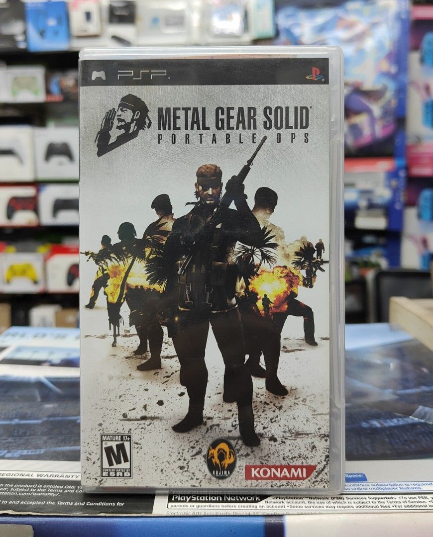 PSP Metal Gear Solid Portable Ops + – Français – Très Bon état – Sony PSP