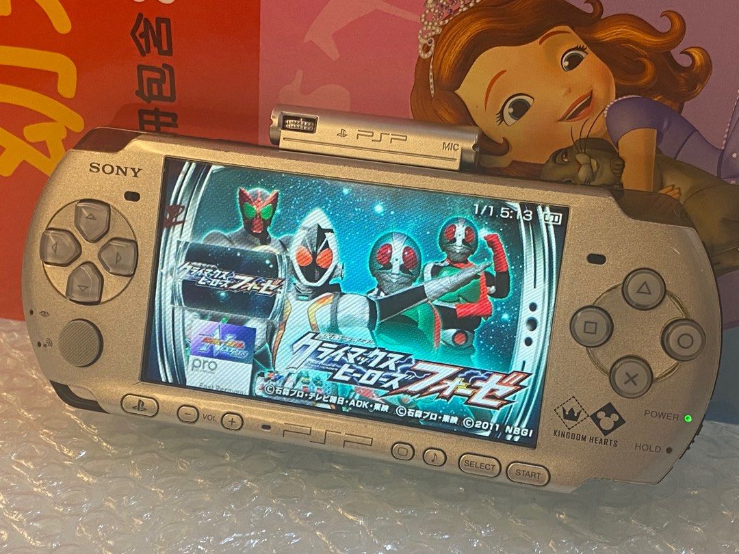 Psp Psp3000 銀色Disney 廸士尼限定版, 預購- Carousell