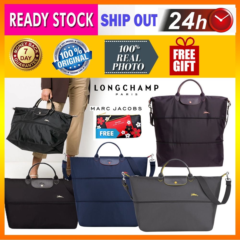 Ready Stock Original Longchamp Le Pliage Club Travel Bag L1911619