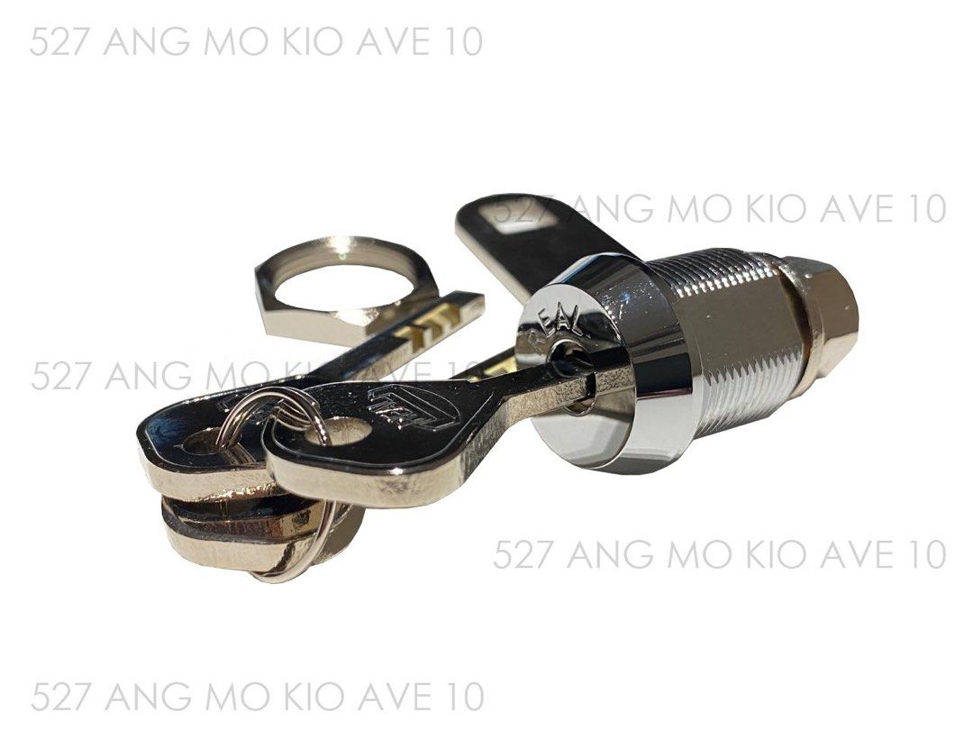 Serratura A Camma Litensh Con 4 Chiavi - Per Cassetta Postale, Armadietto, Cassetti, 30mm