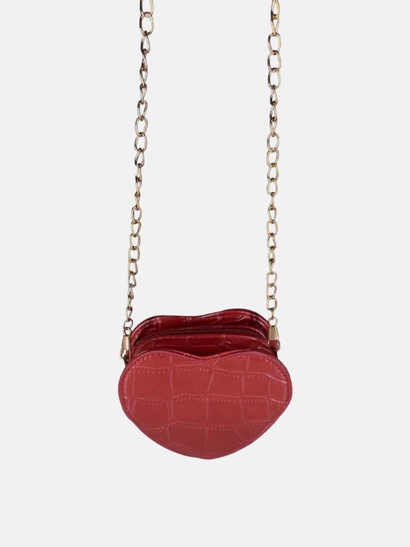 Red Heart Maroon Shoulder Bag Women s Fashion Bags Wallets