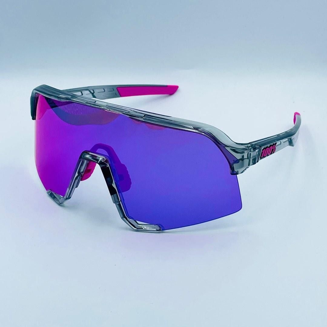Ride 100% S3 tokyo nights clear grey purple multilayer mirror lens