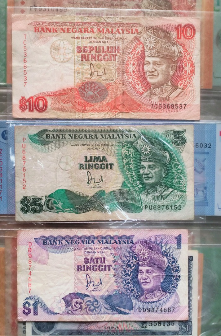 Rm10,Rm5,Rm1 lama..sign jaafar., Hobbies & Toys, Collectibles ...