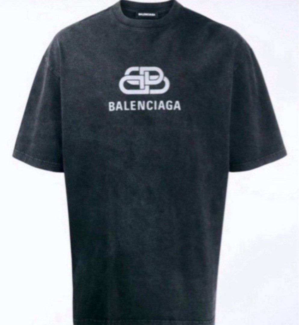 BALENCIAGA BB T SHIRT Mens Fashion Tops  Sets Tshirts  Polo Shirts on  Carousell