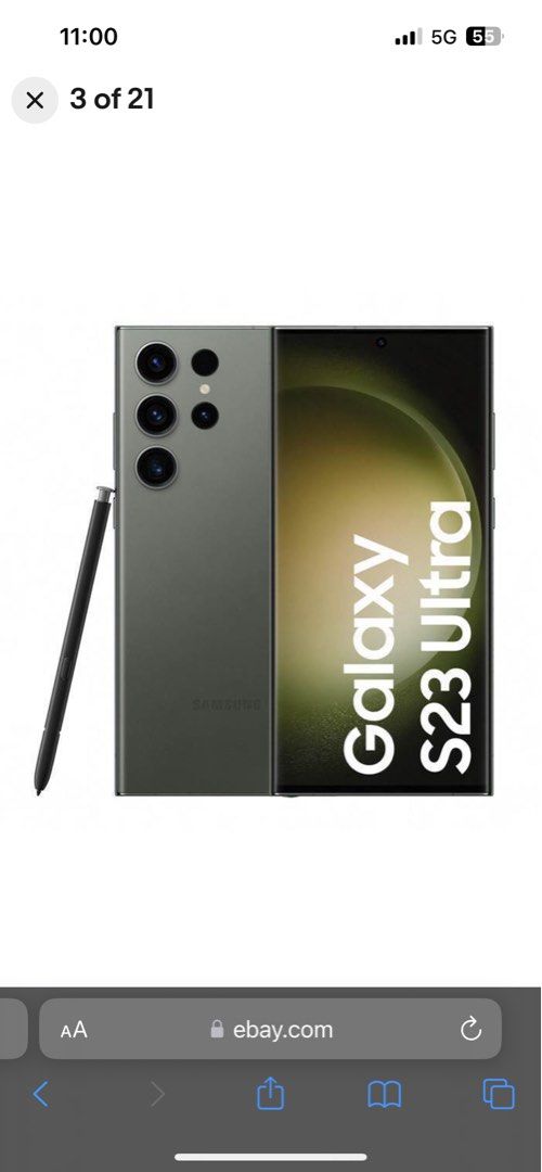 Samsung Galaxy S23 Ultra 5G Dual S9180 512GB 12GB RAM GSM Unlocked –  Phantom Black 