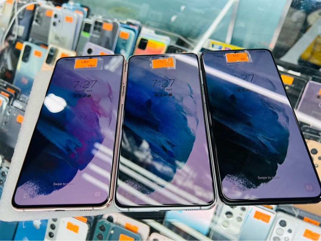 Samsung S21 Plus 8/256GB Openline NTC Approved 99%smooth no issues (Category: Samsung) located in San Juan City. Submitted by saabangadgetshop (Listing ID 1229074788, Image 3). Description: "PTPA ADMIN" Onhand | SLIGHTLY USED Samsung S21 Plus 5G 8/256GB OPENLINE NTC APPROVED NO HIDDEN ISSUES NO HISTORY OF REPAIR 99%Smooth TEST TO SAWA RESET ALL YOU WANT NOT REFURBISHED AUTHENTIC PHONE ALL WORKING 🆓Freebies ✅20w adaptor w/cable ✅Case ✅Tempered Mo