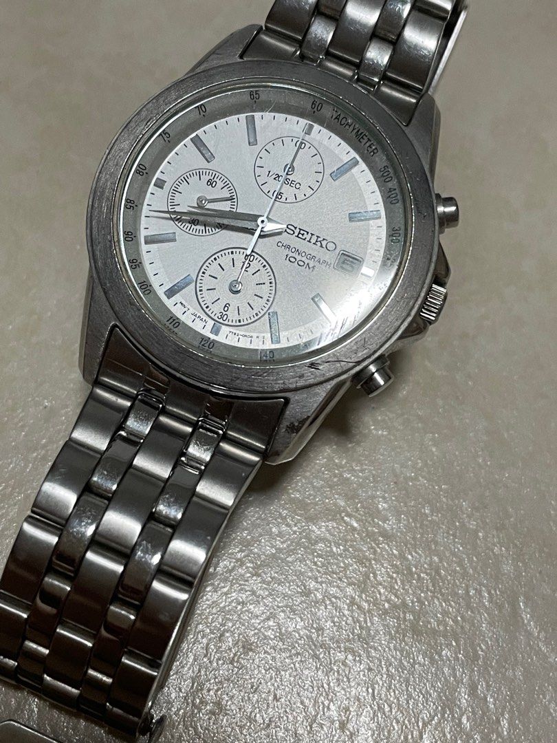 Reloj seiko deals chronograph 100m tachymeter
