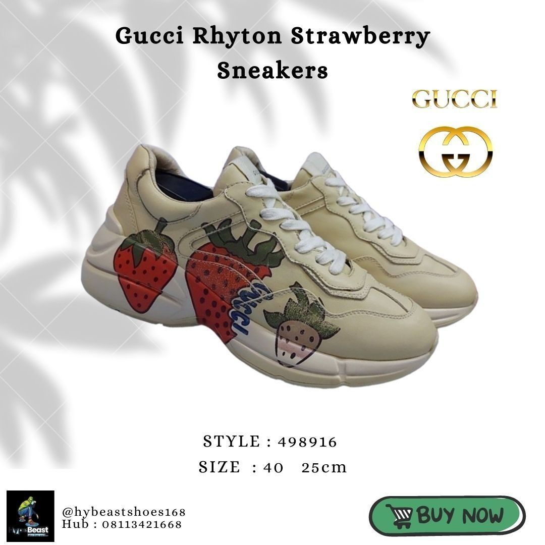 Harga sepatu gucci rhyton original clearance