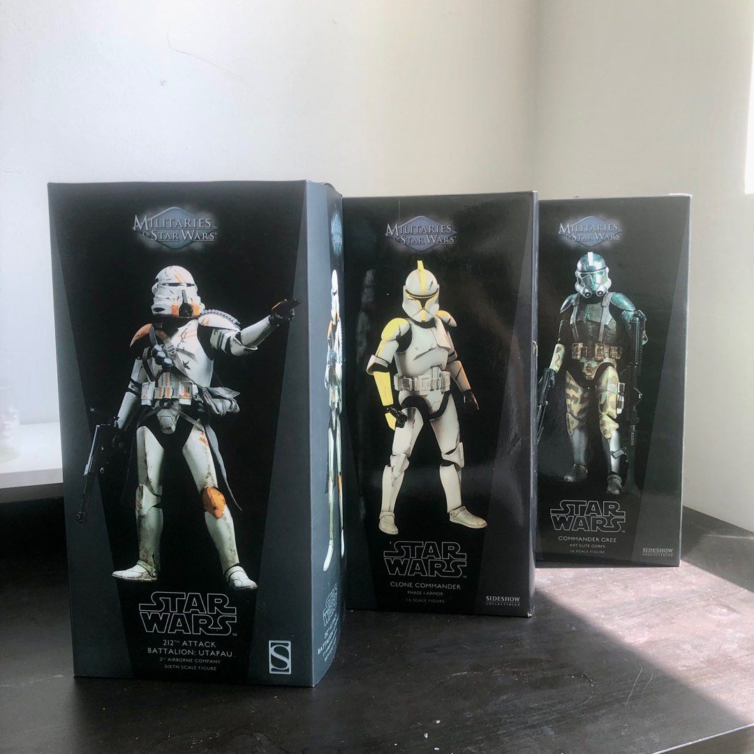 Sideshow Collectibles Militaries Of Star Wars 12 Inch Deluxe Action Figure  Clone Commander Bly SF、ファンタジー、ホラー