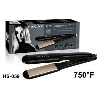 Sokany hair straightener Professional Edition Electric Fast heat Hair Iron Ceramic hair iron