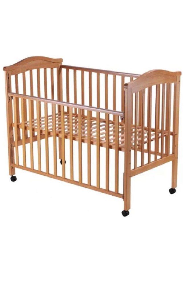 Solid Wood Baby Cot (Katil Baby), Babies & Kids, Baby Nursery & Kids