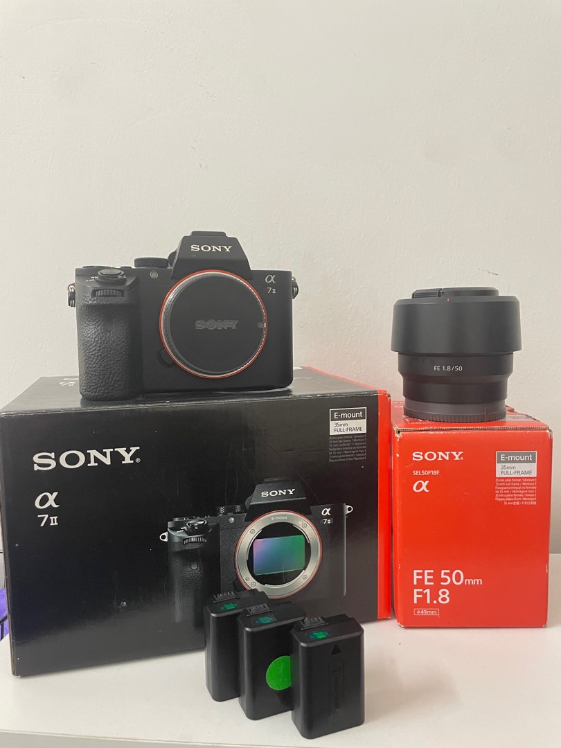 Sony A7ii with 50mm 1.8, Photography, Cameras on Carousell