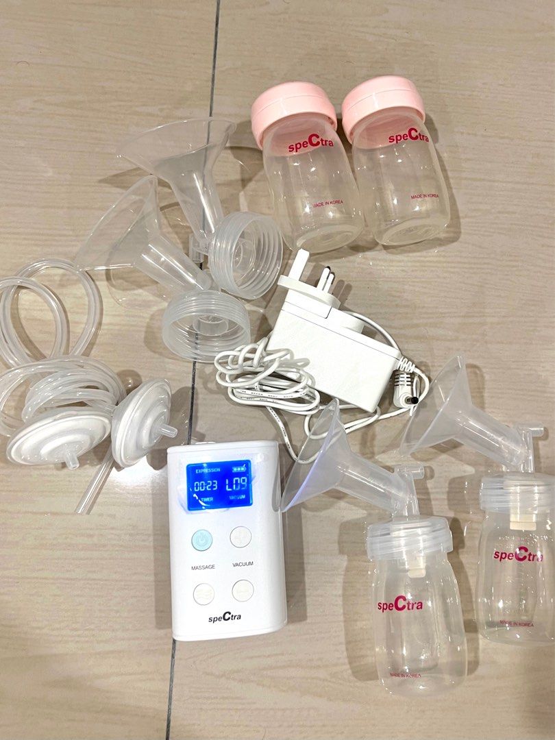 Spectra 9 Plus Double Electric Breast Pump with Spectra Handsfree, Babies &  Kids, Nursing & Feeding, Breastfeeding & Bottle Feeding on Carousell