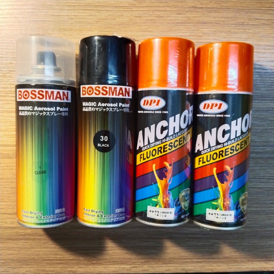 Spray Tin /Can Spray Paint Anchor & Bossman, Everything Else, Others on