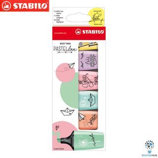 Stabilo Boss Highlighter Mini Pastel Colour Set Edition 1.0 [07/06-27]