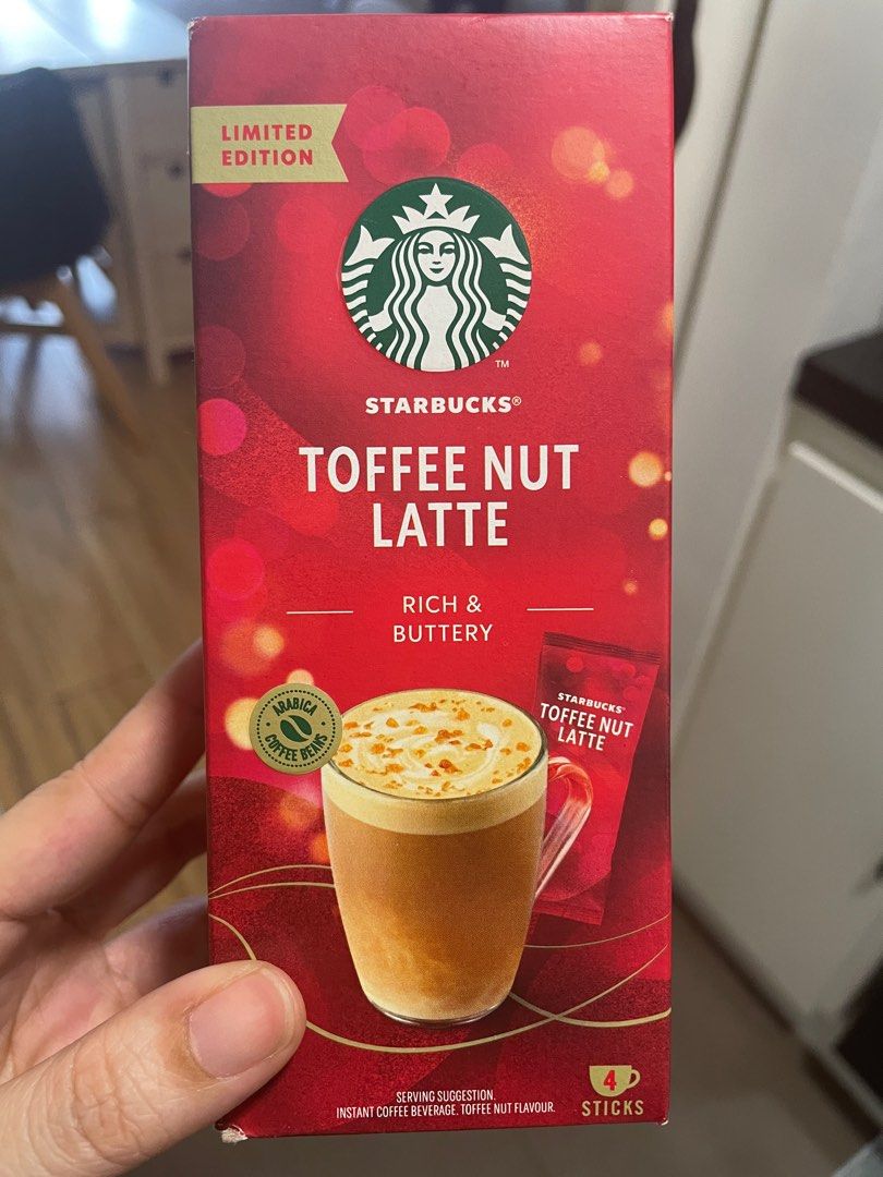 Starbucks Toffee Nut Latte, Food & Drinks, Other Food & Drinks on Carousell