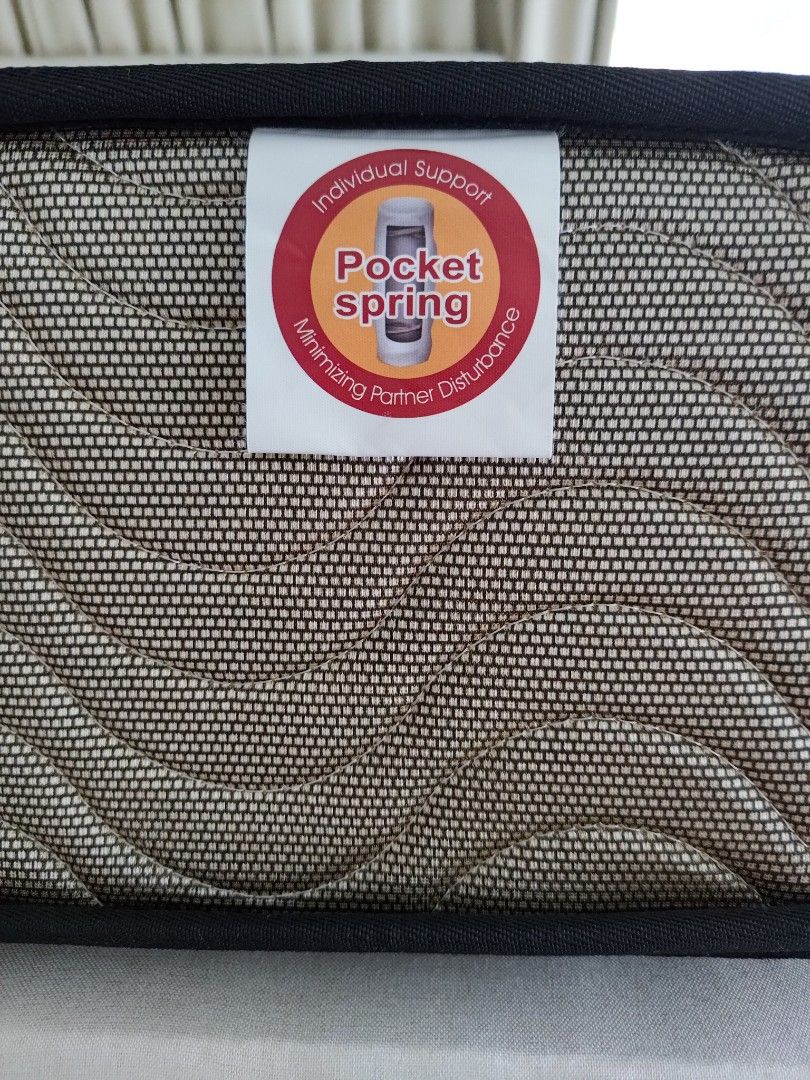 Storage Bed with Unused Mattress, Furniture & Home Living, Furniture