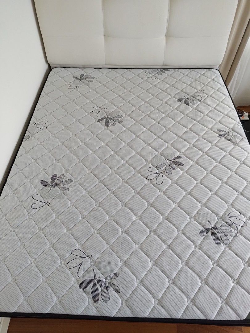 Storage Bed with Unused Mattress, Furniture & Home Living, Furniture