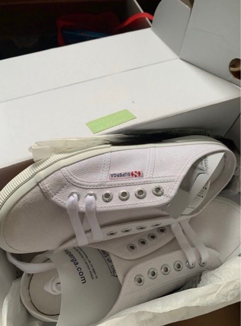 Superga 2402 White Mule