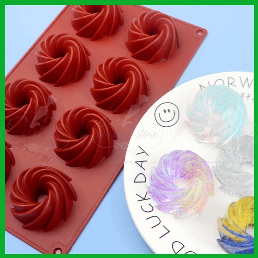 Swirl Shaped Silicone Agar Agar Mold, Furniture & Home Living