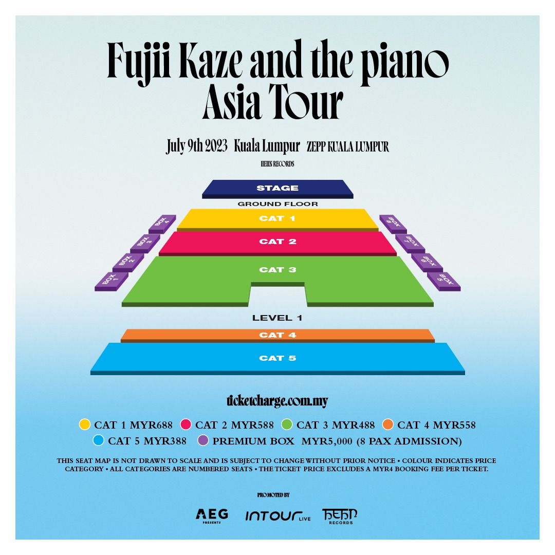 [TICKETING SERVICE] Fujii Kaze and the Piano Asia Tour 2023 in Kuala