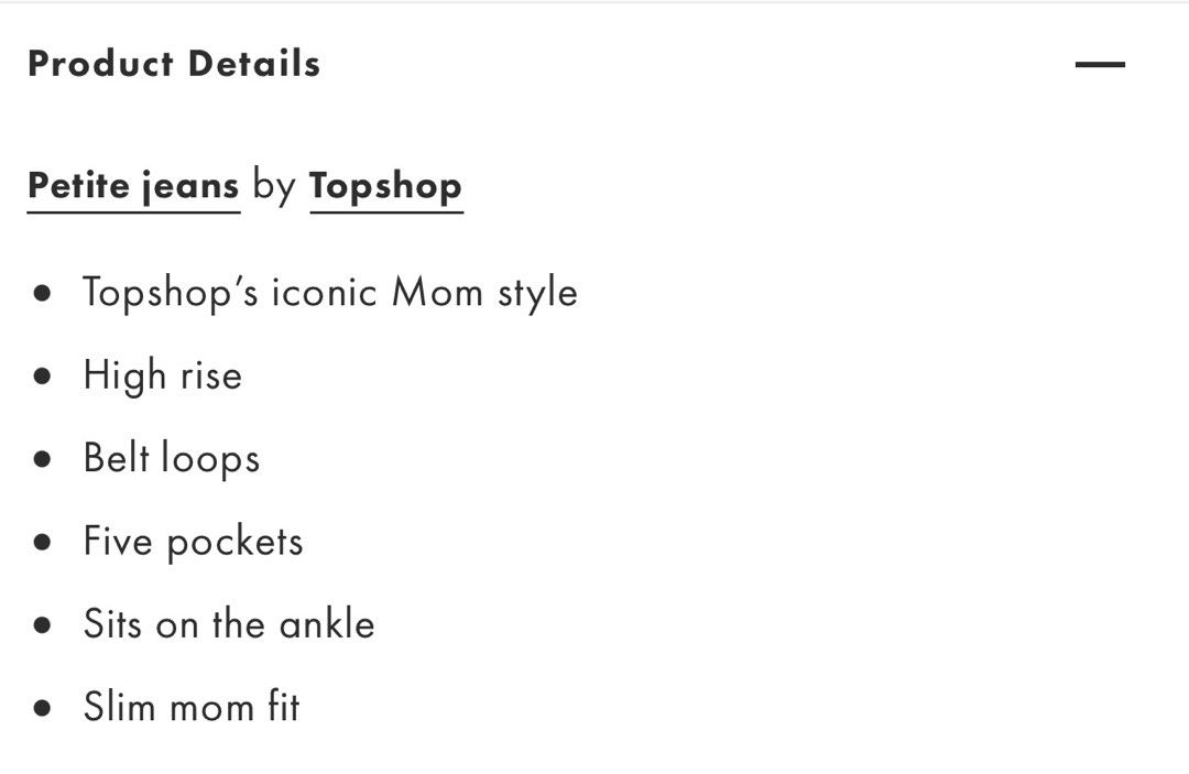TOPSHOP Petite mid blue rip Mom jeans, Women's Fashion, Bottoms