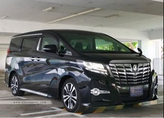 Toyota Alphard 2020yr - New facelift for lease rental, 6 Months contract and $2000 deposit driveaway.