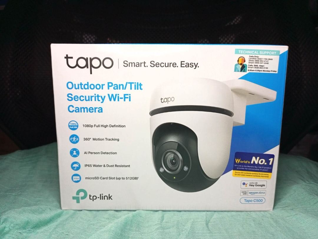 Caméra Surveillance WiFi Extérieur PTZ - TP-Link Tapo C500 - 1080P