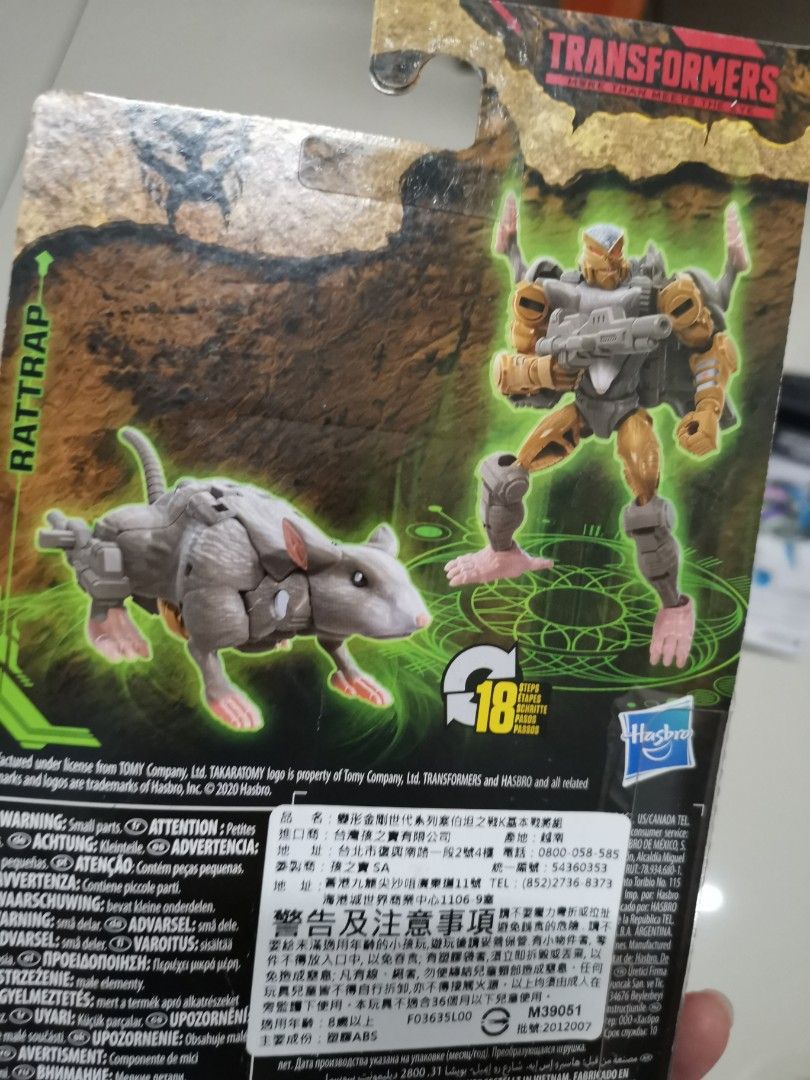 Transformers kingdom rattrap rat trap, Hobbies & Toys, Toys & Games on