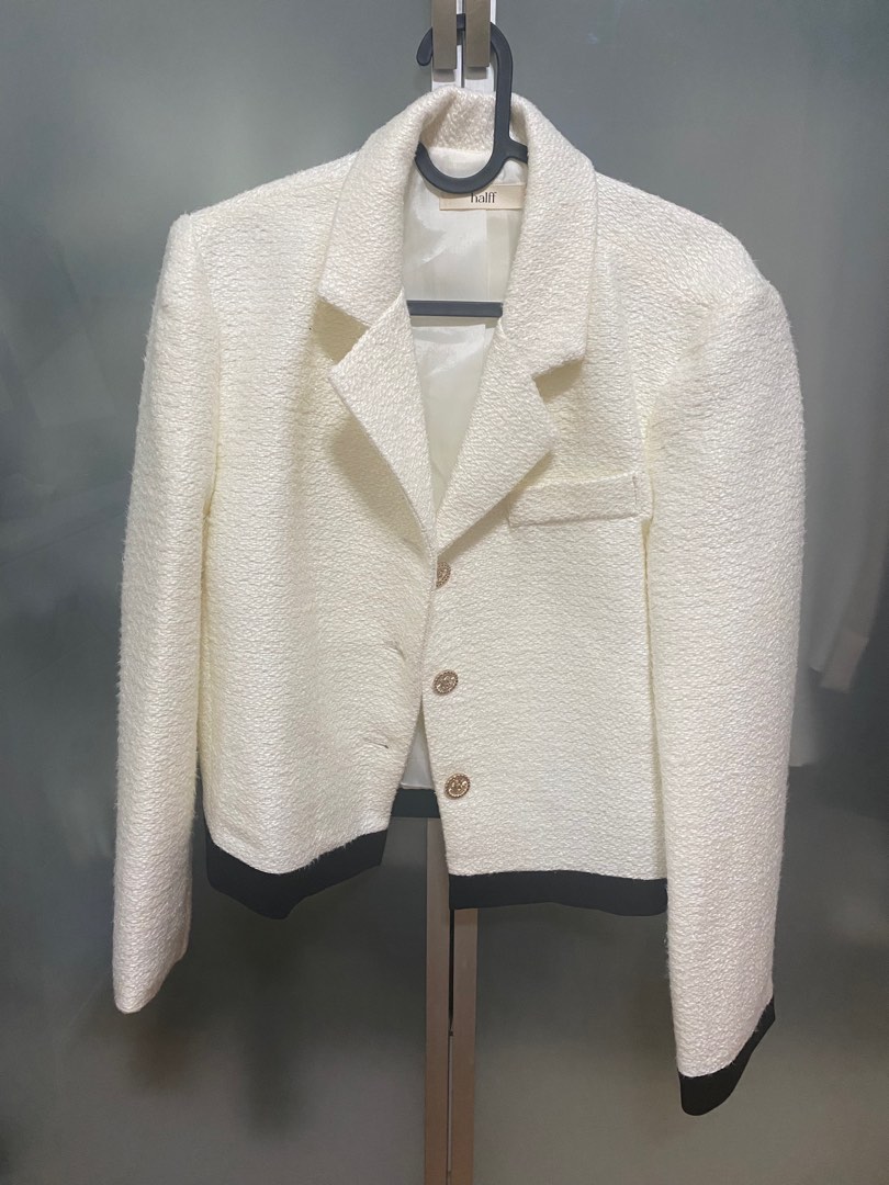 Tweed Jacket from Korea, 女裝, 外套及戶外衣服 Carousell