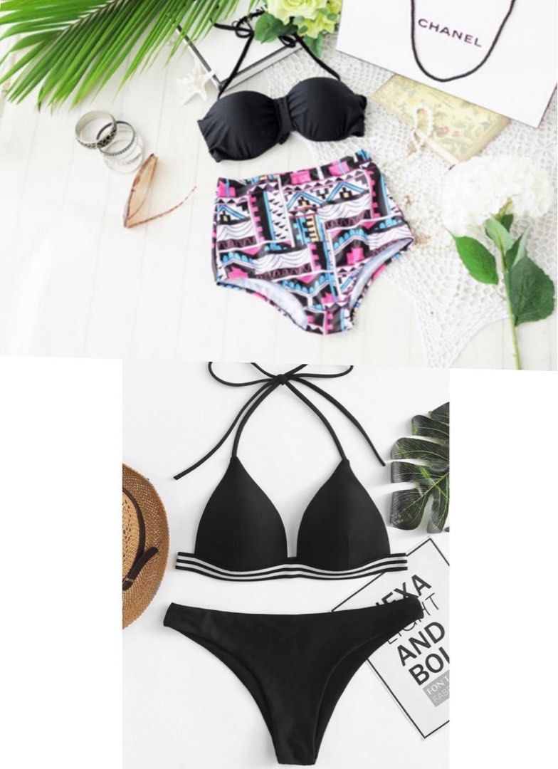 Two Piece Swimsuits (Category: Bikinis & Swimsuits) located in Antipolo. Submitted by pixieglowphl (Listing ID 1229056780, Image 1). Description: Take all for P299 pesos Never used.