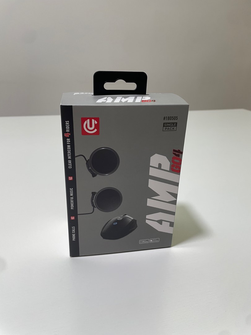 UCLEAR DIGITAL AMP Go 4 Bluetooth Communication System Single Pack