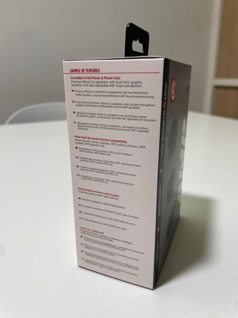 UCLEAR DIGITAL AMP Go 4 Bluetooth Communication System Single Pack